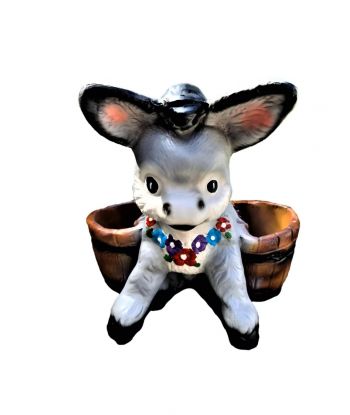 MAŁY OSIOŁEK Z JUKAMI siwy