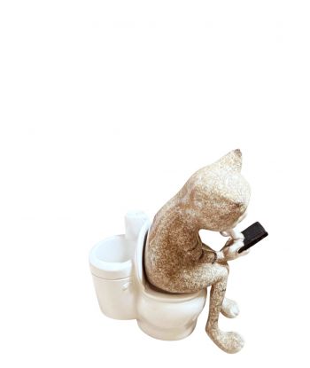 FIGURA CERAMICZNA - KOT...