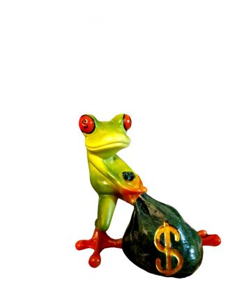 FIGURA CERAMICZNA - ŻABA /...