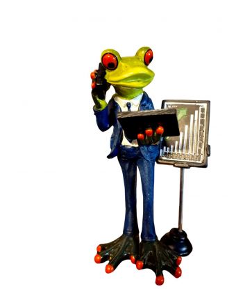 FIGURA CERAMICZNA - ŻABA /...