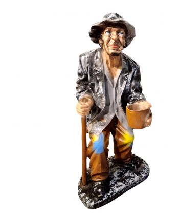 DUŻY ŻEBRAK Z KUBKIEM model II