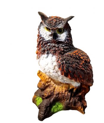 DUŻA BRĄZOWA SOWA PUCHACZ...