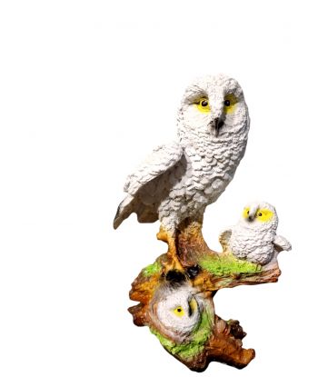 SOWA PUCHACZ model D - biała