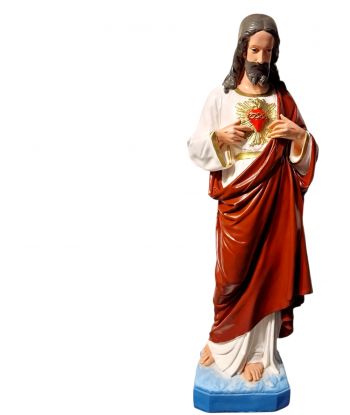 DUŻY JEZUS Z SERCEM - XL...