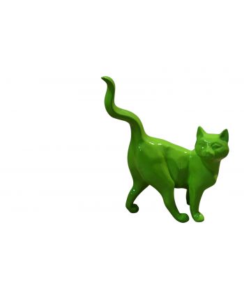 STOJĄCY ZIELONY KOT -...