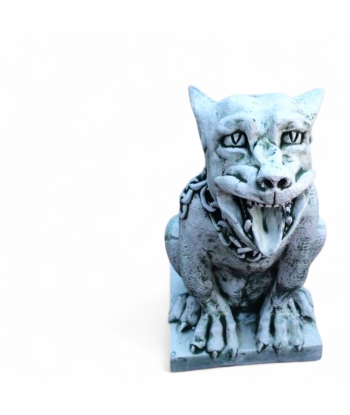 PIES TROLL Z ŁAŃCUCHEM zielony