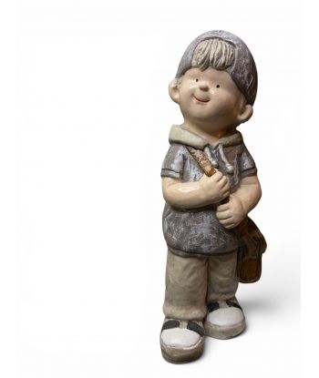 FIGURKA GIPSOWA - CHŁOPIEC...